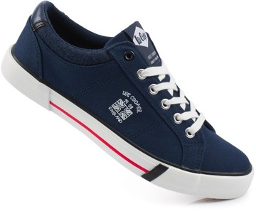 LEE COOPER MĘSKIE GRANATOWE NISKIE TRAMPKI TENISÓWKI KLASYCZNE r. 43