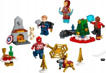 LEGO MARVEL ADVENT КАЛЕНДАРЬ РОЖДЕСТВЕНСКИЙ С МСТИТЕЛЯМИ 2023 76267
