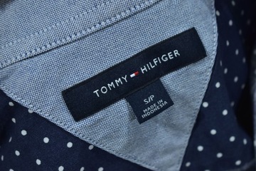 TOMMY HILFIGER Męska Koszula z Krótkim Rękawem / S