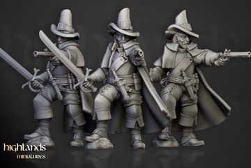 Witch Hunter ver1 - Highlands Miniatures - Druk 3D