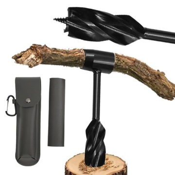 RĘCZNE WIERTŁO ŚLIMAK ŚWIDER SURVIVAL MULTITOOL NÓŻ KLUCZ BUSHCRAFTOWY