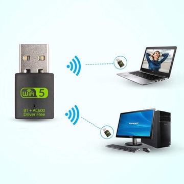 СЕТЕВАЯ КАРТА WIFI BLUETOOTH USB 600 Мбит/с