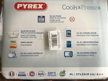 СТЕКЛЯННЫЙ КОНТЕЙНЕР С КРЫШКОЙ, ТЕРМОУСТОЙЧИВЫЙ СОСУДА ИЗ ПИРЕКСА 4Л OLDMAN 27х23см