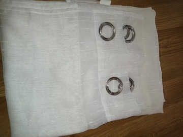 Классические шторы из полиэстера 142х246 см, сетки, 8 шт.