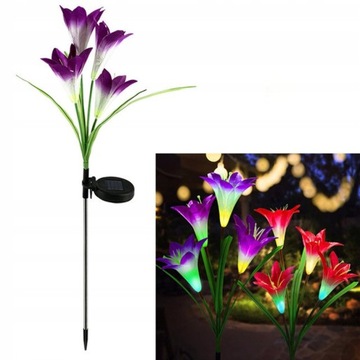 LAMPKI OGRODOWE SOLARNE GRUNTOWE LED DYSKI 6szt