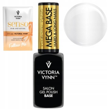 VICTORIA VYNN BAZA BUDUJĄCA MEGA BASE HARD&LONG NAILS CLEAR - 8ML BEZBARWNA
