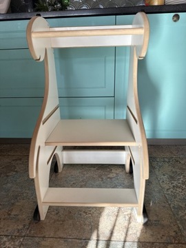 KITCHEN HELPER кухонный помощник табурет DINO белый МДФ SAFE