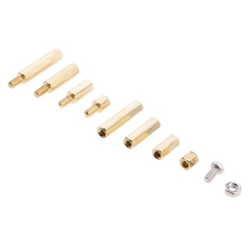 200 sztuk Hex M3 Mężczyzna Kobieta Dystanse Nakrętka Śruby