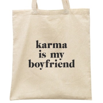 Torba bawełniana na zakupy 42x38 Taylor Swift Karma