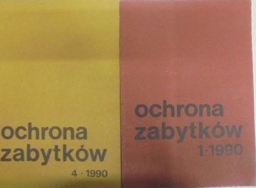 Ochrona zabytków nr 1,4/1990