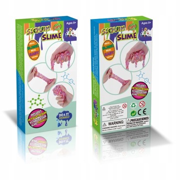 SLIME Z CEKINAMI ZRÓB TO SAM ZESTAW DO ROBIENIA GLUTÓW MASA ANTYSTRESOWA