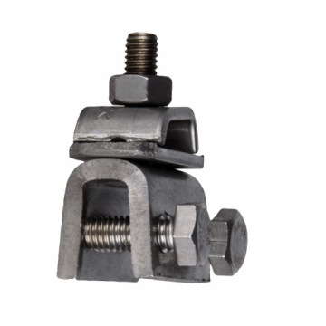 Молниезащитный держатель для листового металла, фальц, ЧЕРНЫЙ, нержавеющий