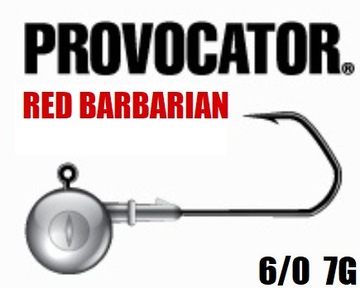 PROVOCATOR RED BARBARIAN hak 6/0 waga 7g op 3 szt