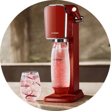 Сатуратор Soda Stream Art красный 1 бутылка
