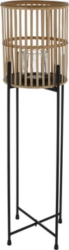 Lampion stojący XXL 91cm bambus klosz stojak metal