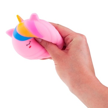 GNIOTEK SQUEEZE АНТИСТРЕССОВАЯ ИГРУШКА РАДУГА ЕДИНОРОГ СЕНСОРНАЯ МЯГКАЯ