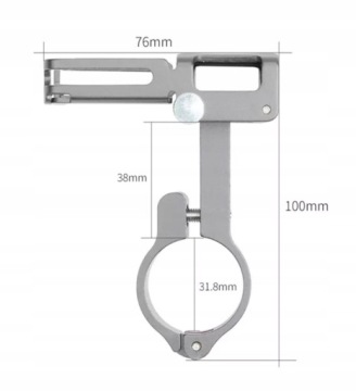 АЛЮМИНИЕВЫЙ ДЕРЖАТЕЛЬ ДЛЯ ТЕЛЕФОНА GUB P10