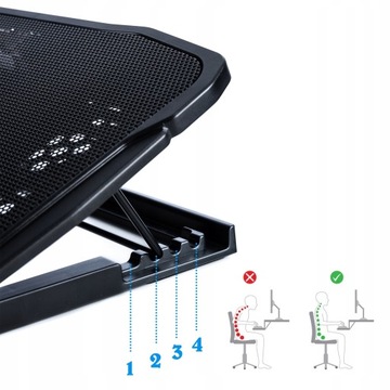 K746F ОХЛАЖДАЮЩАЯ ПОДСТАВКА ДЛЯ НОУТБУКА USB