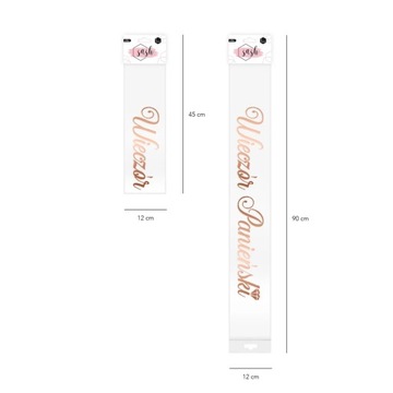 РУШКА ДЛЯ МАЛЬЧИЧНИКА НЕВЕСТЫ, белый, РОЗОВОЕ ЗОЛОТО, РОЗОВОЕ ЗОЛОТО, 160 см