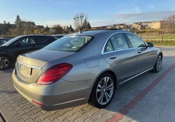 Mercedes Klasa S W222 Limuzyna 350 Blue TEC 258KM 2015 Mercedes-Benz Klasa S 350d 4matic 2015r masaze dach panoramiczny jasne wne, zdjęcie 2