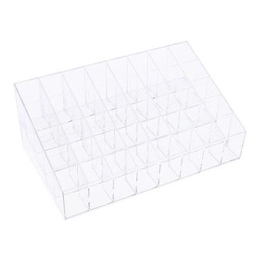 Акриловый прозрачный стенд на 40 ячеек.