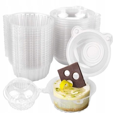 PLASTIKOWE FOREMKI MUFFINKI PUDEŁKA DO PIECZENIA