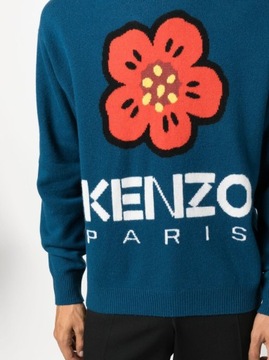 Kenzo sweter niebieski rozmiar L
