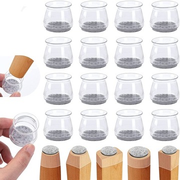 Войлочные чехлы на ножки стула, НАБОР 20 ШТ.