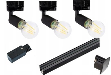 ZESTAW SKANDYNAWSKI 4 LAMP+3-FAZOWA SZYNA 2M 4000K