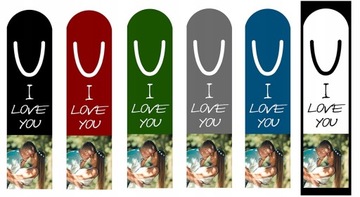 ZAKŁADKA DO KSIĄŻKI Z FOTO-NAPISEM-METAL 1-STRONNA