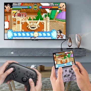 Портативная мобильная игровая консоль в стиле ретро Anbernic RG35XX 64 ГБ IPS фиолетовая