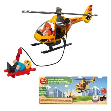PLAYTIVE HELIKOPTER RATUNKOWY NA BATERIE Z FIGURKĄ