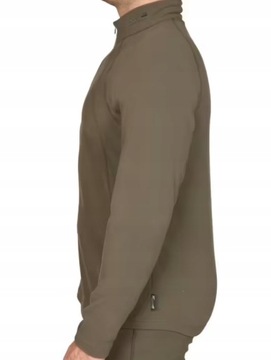 MYŚLIWSKA BLUZA POLAROWA TERMICZNA BIELIZNA KHAKI OUTDOOR XXL