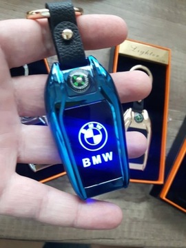 Элегантный брелок BMW - светодиодная зажигалка с ЖК-дисплеем