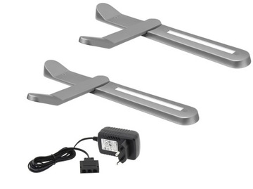 2x Lampa nocna LED do łóżka czytania PEAK zas.