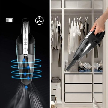 Беспроводная вакуумная очиститель портативная 6000pa 120 Вт