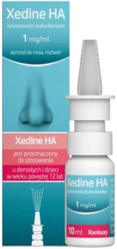 Xedine HA aerozol do nosa 10 ml katar