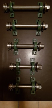 Пильный вал, Крайний ролик, Шпиндель 500x30x100x17