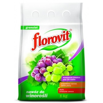 NAWÓZ DO WINOROŚLI FLOROVIT 1 kg na 20 roślin