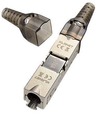 МОДУЛЬНЫЙ РАЗЪЕМ БЕЗ ИНСТРУМЕНТОВ RJ45 CAT.6A STP цилиндр