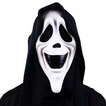 MASKA KRZYK NA HALLOWEEN STRASZANA MASKA NA TWARZ