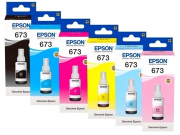 4x TUSZ XL 673 EPSON 673 L800 L805 L810 L850 L1800