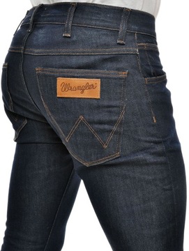 WRANGLER spodnie SKINNY navy BRYSON W28 L34