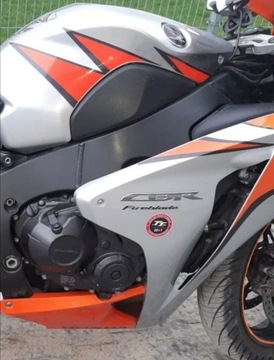 Эмблема CBR Honda с логотипом ХРОМИРОВАННАЯ 3D пара 20,5x1,9 см CBR1000RR CBR650R+ Подарок