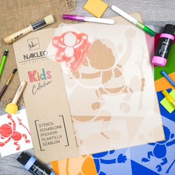 НЕСКОЛЬКО ШАБЛОНОВ КАРТИН 5 шт / ОБЕЗЬЯНА