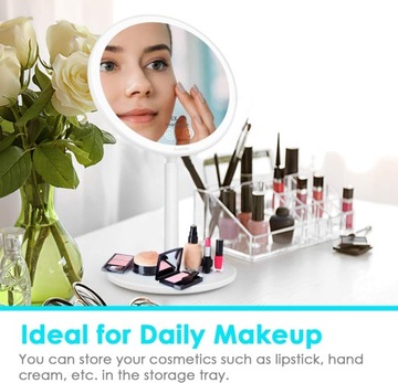 Lusterko z podświetleniem LED 5x powiększenie