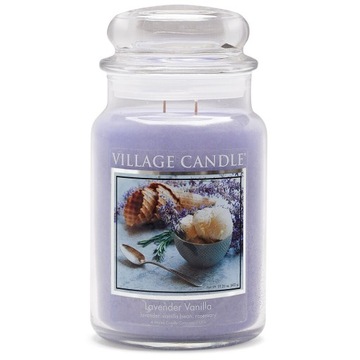 Duża świeca Lavender Vanilla Village Candle