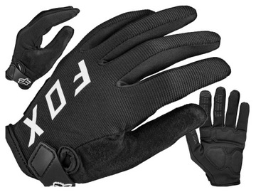 RĘKAWICZKI ROWEROWE FOX RANGER GEL CZARNE DŁUGIE ŻELOWE ROZ. XL
