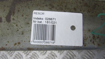 RENAULT MASCOTT 3.5T 2-ЛИСТОВАЯ РЕСОРНА 98-10