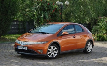 Honda Civic VIII Hatchback 5d 1.4 i 83KM 2008 Honda Civic GWARANCJA, 2008r, 1.4 BenzynaLPG, Niski przebieg, Nowe sprzegl